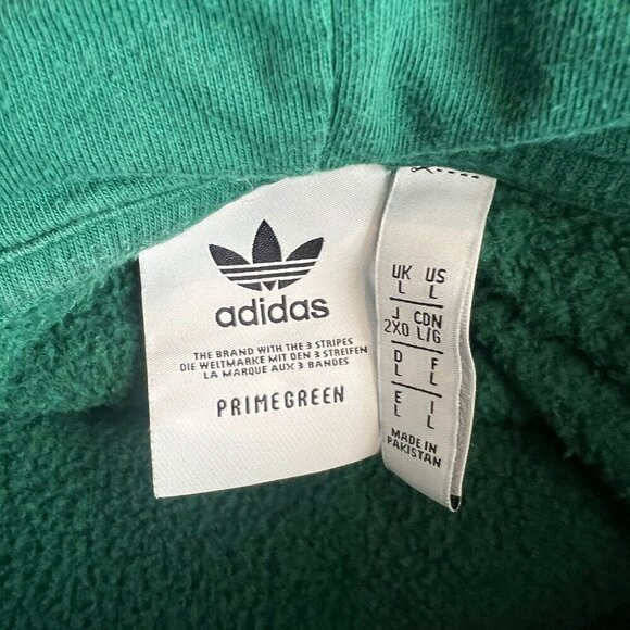 Adidas Original Essential Hoodie in forest green, Size Large - Picture 6 of 8